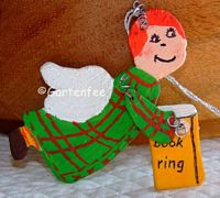 Bookcrossing-Engel Vorderseite