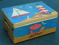 Kiste in Serviettentechnik