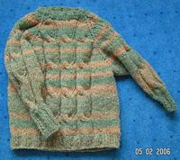 der erste Raglan von oben-Pullover