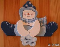 Kantenhocker in Blau