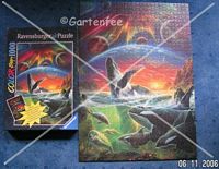 Wale als Leuchtpuzzle