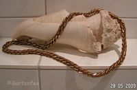 Kette in Topasperlen 69 cm lang